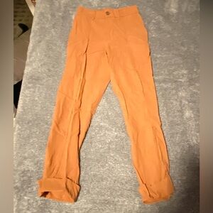 Orange pleated trousers - Target